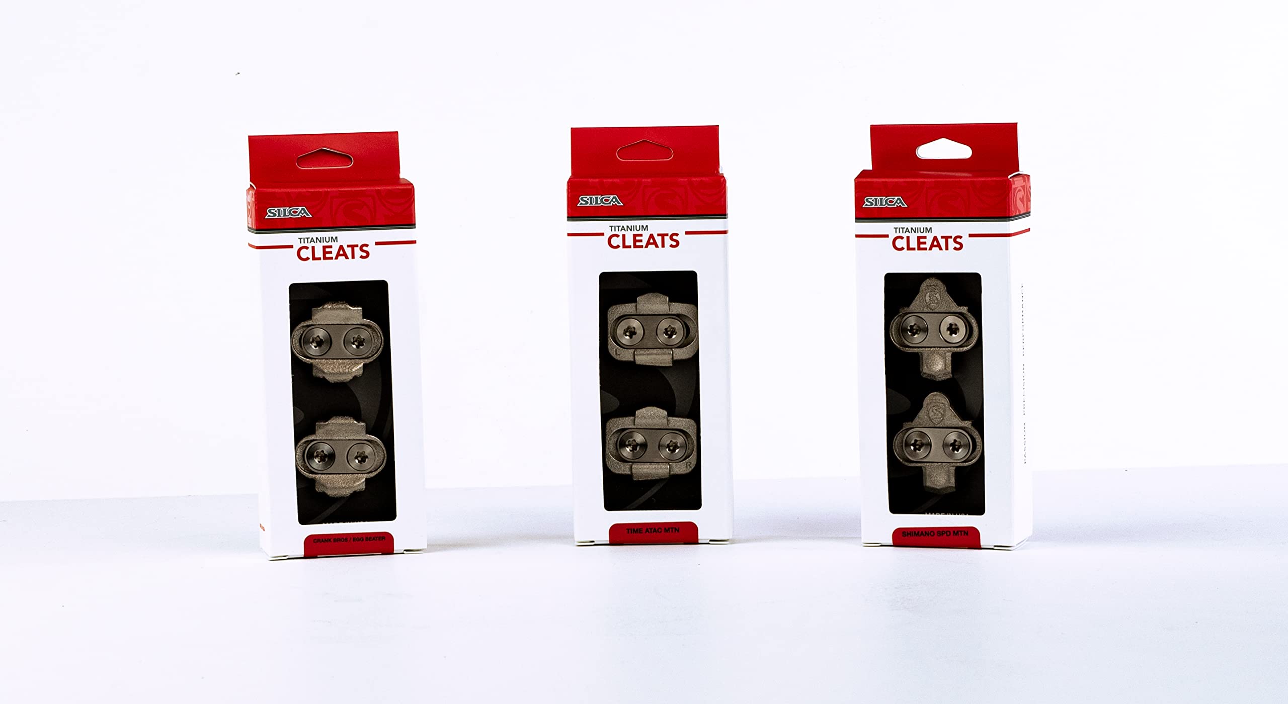 SILCA 3D Printed Titanium Cleat kit | Crank Brothers MTN Pedals | Titanium Hardware Included - Image 5