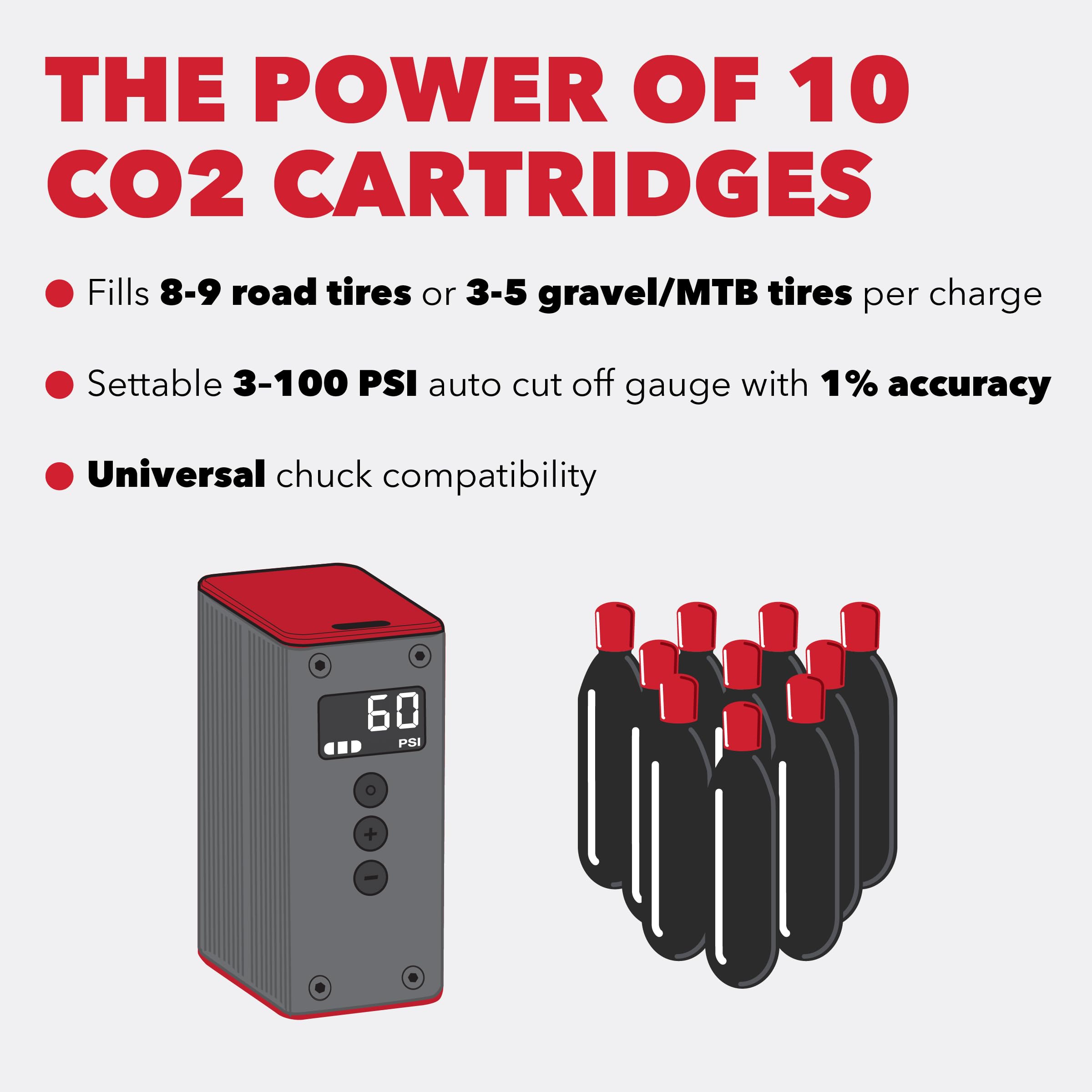 SILCA ELETTRICO Electric Bike Pump - Digital Bicycle Tire Pump with Auto Shut-Off, USB-C Rechargeable, Ultra-Light & TSA-Compliant for Travel - Universal Compatibility - Image 3