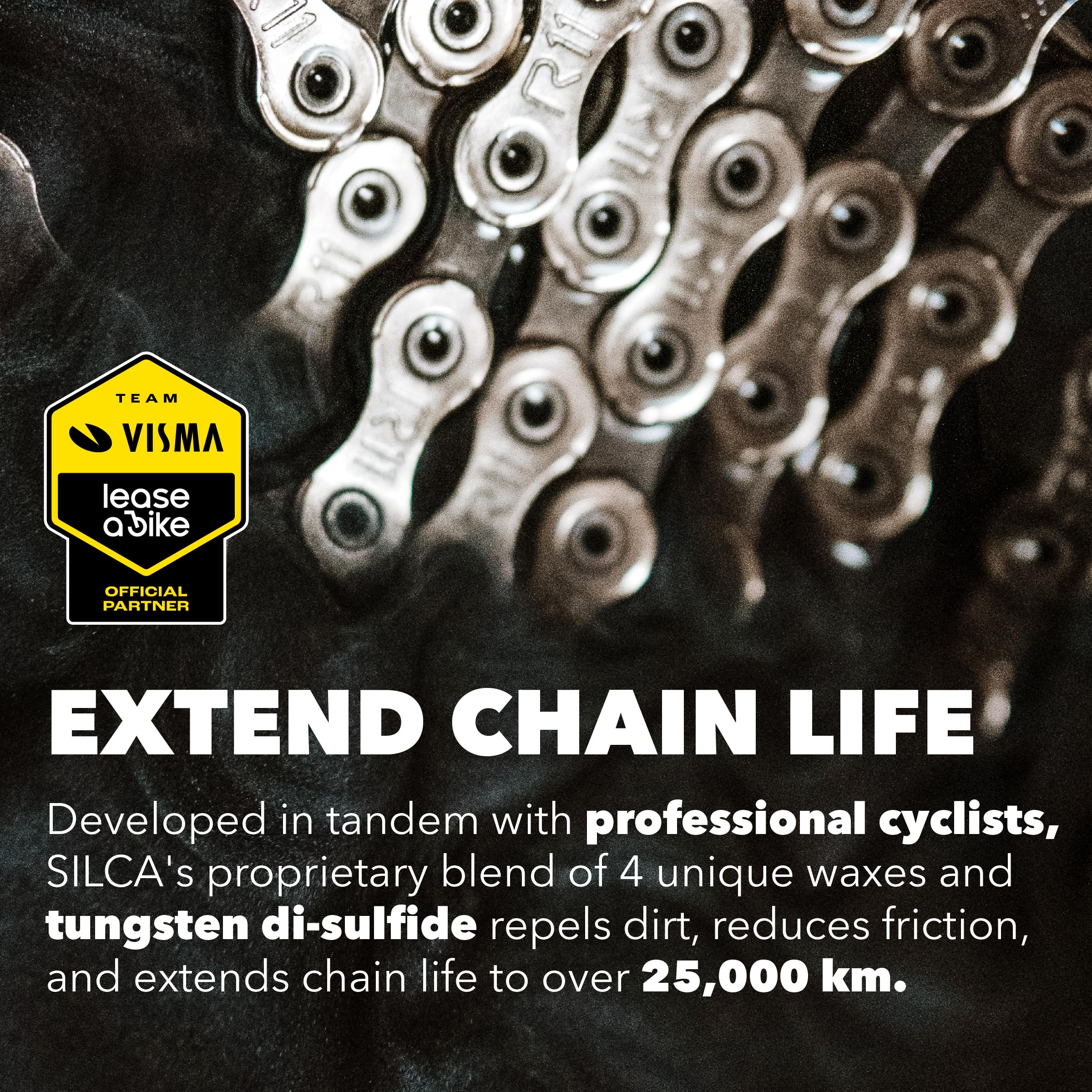 SILCA Secret Bike Chain Wax Blend, 500g - Hot Melt Wax Bicycle Chain Lube with Nano Tungsten Disulfide - The Fastest Lubricant On The Market - Easy Boiler Bag Application - Image 3