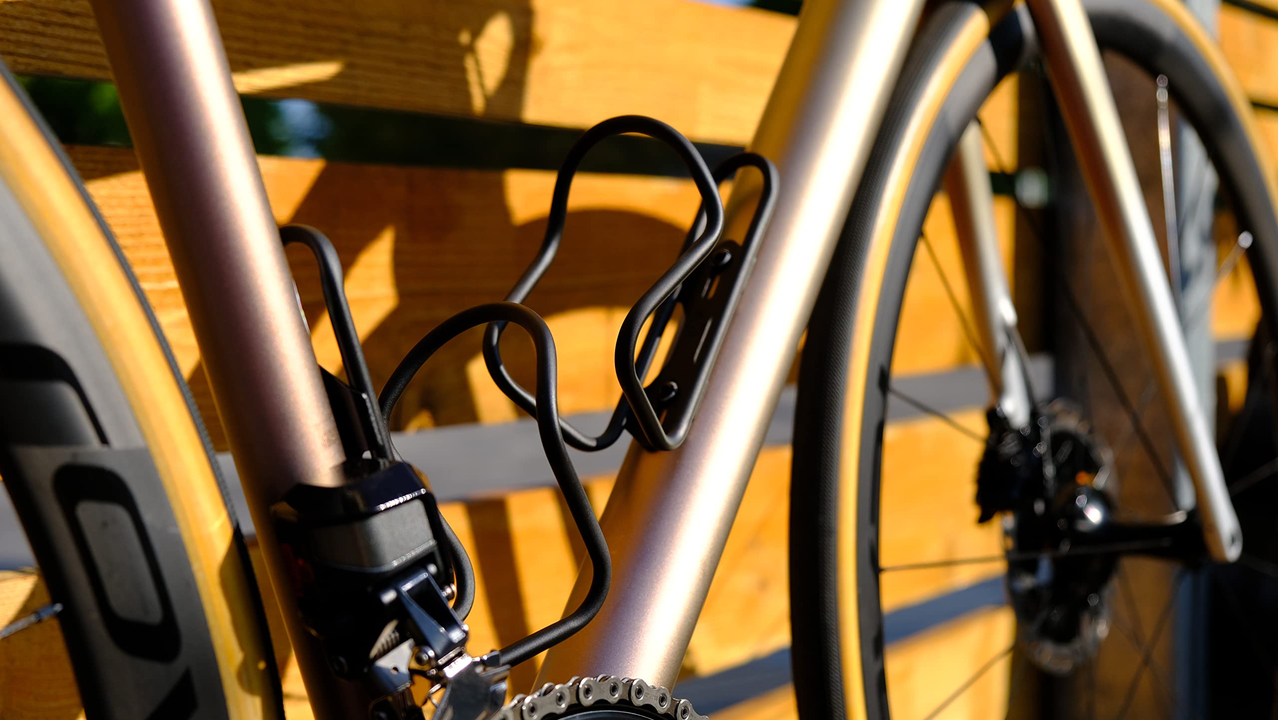 SILCA Sicuro Titanium Water Bottle cage | Cages for Bike with 21mm Fore/AFT Adjustment | Lighter Than Steel and Stronger Than Carbon and Alloy 30g | Hand Bent and Laser Welded in Indiana | USA Made - Image 4