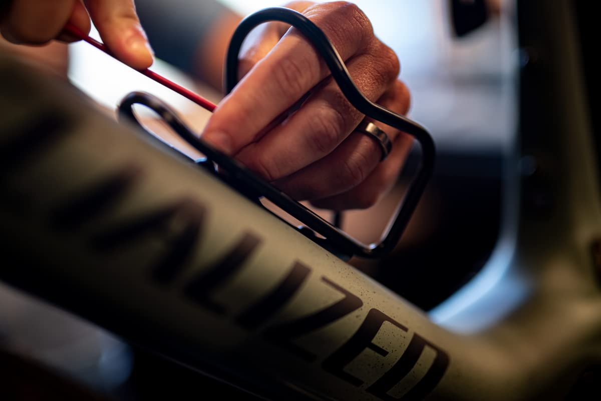 SILCA Sicuro Titanium Water Bottle cage | Cages for Bike with 21mm Fore/AFT Adjustment | Lighter Than Steel and Stronger Than Carbon and Alloy 30g | Hand Bent and Laser Welded in Indiana | USA Made - Image 5