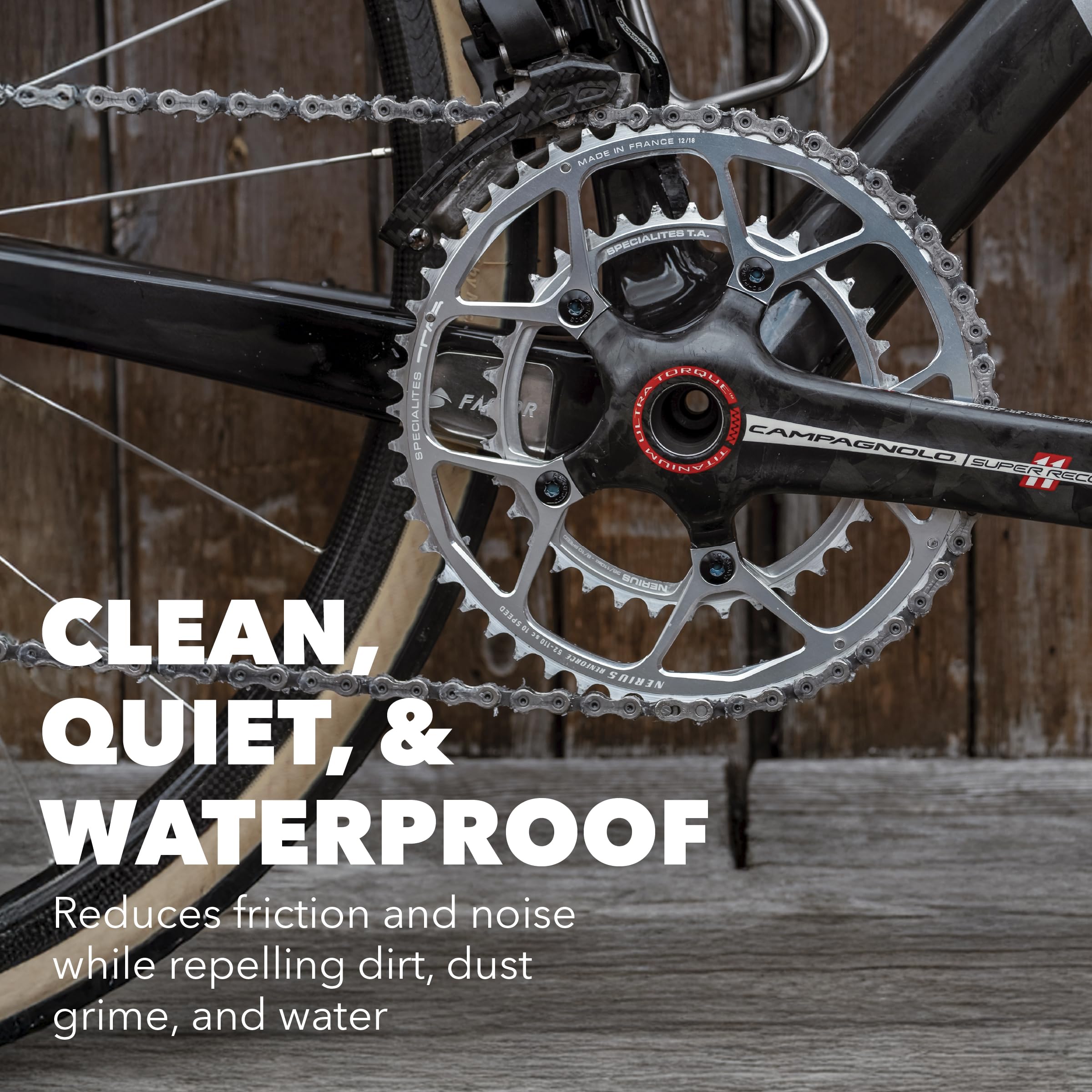 SILCA Super Secret Bike Chain Lube - Liquid Chain Wax to Clean, Smooth & Silence - Ultra Fast Bike Lube - Special Formula for Friction Reduction & Improved Wattage Output in All Weather - Image 5