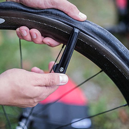 SILCA Tire Levers Premio | Set of Two | Forged Aluminum Minimalist Lever with co-Molded Non Marking Nylon Rim Protection | Bicycle Tire Levers - Image 5