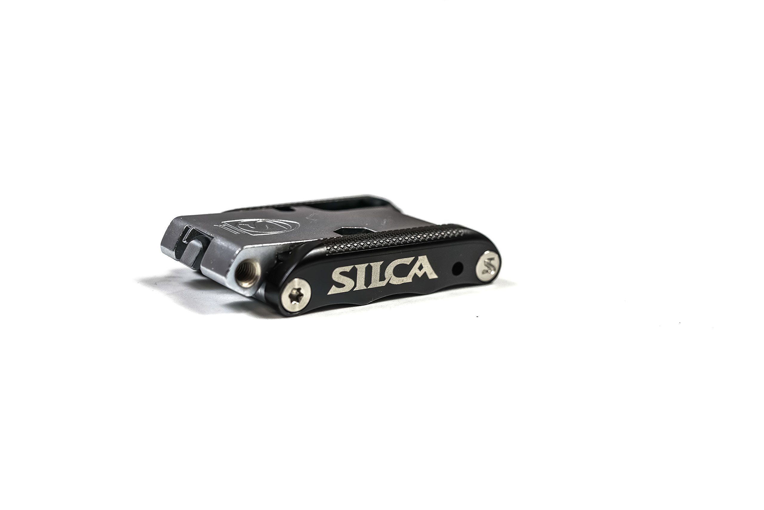 SILCA VENTI MultiTool | 20 tools design minimalistic focus | steel multi tools w/hardened finish | aluminum side bars with master link magnetic storage | HEX/TORX/PHILLIPS/Chain Breaker - Image 4