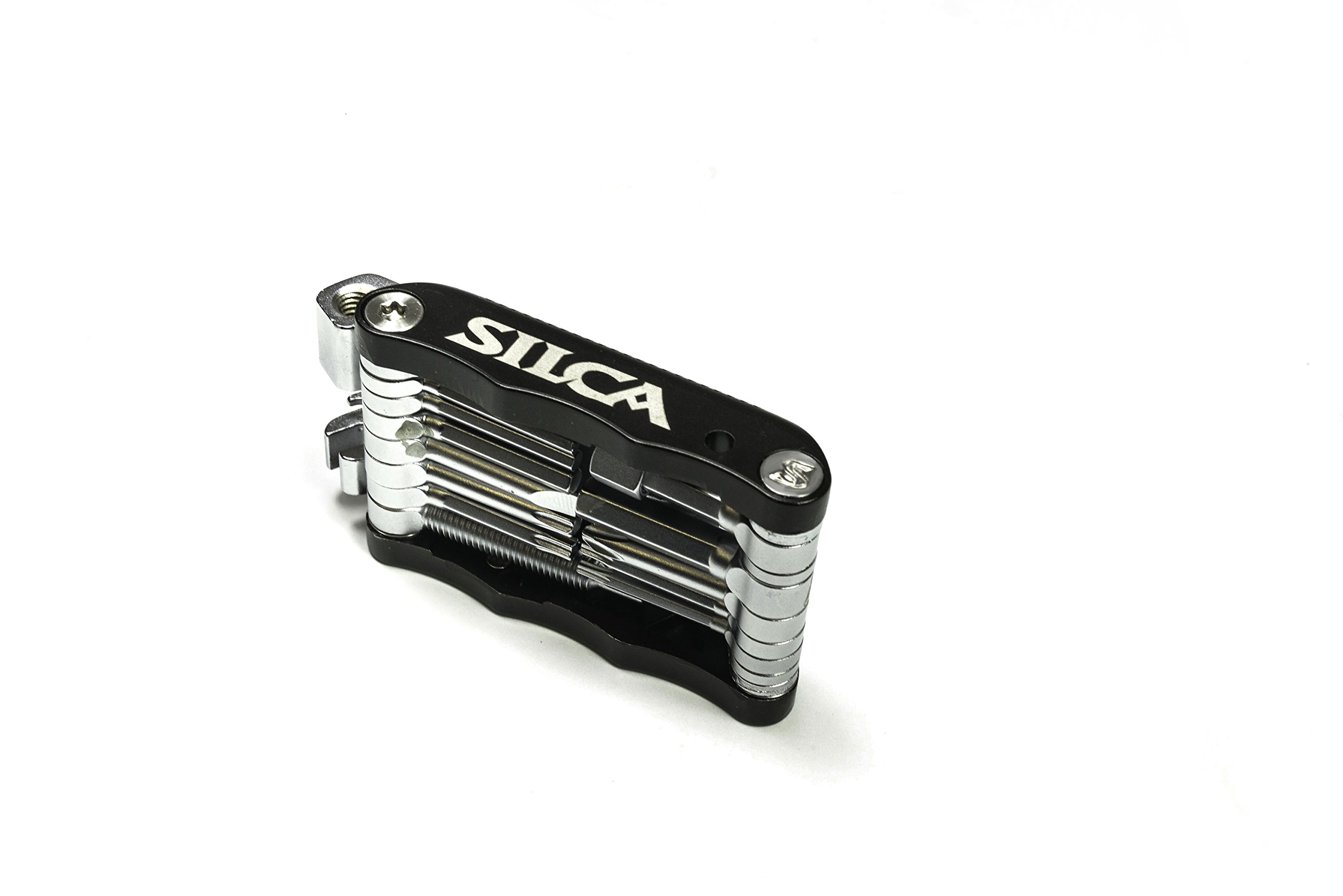 SILCA VENTI MultiTool | 20 tools design minimalistic focus | steel multi tools w/hardened finish | aluminum side bars with master link magnetic storage | HEX/TORX/PHILLIPS/Chain Breaker - Image 7